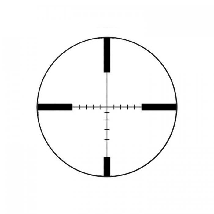 WHISKEY3 SCOPE, 4-12X50MM, 1 IN, SFP, BDC-1 QUADPLEX RETICLE, 0.25 MOA ADJ, BLACK