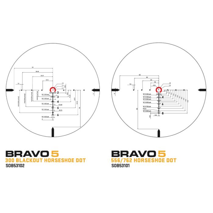 SIG SAUER BRAVO5 5X32 MM ダットサイト SOB53102