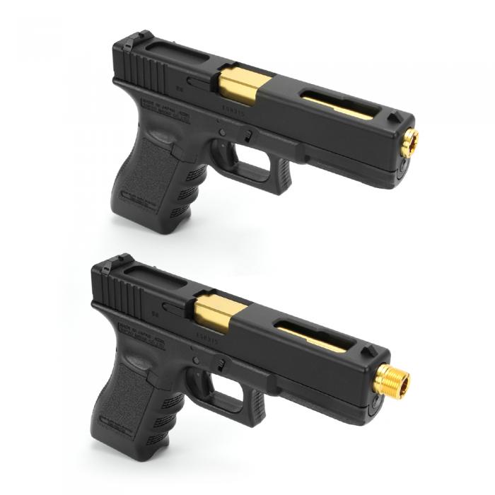 Glock 17 gen 3 - Glock 22 - Glock 18c - Carbon8 Striker 9 - 14mm CCW Threaded Outer Barrel
