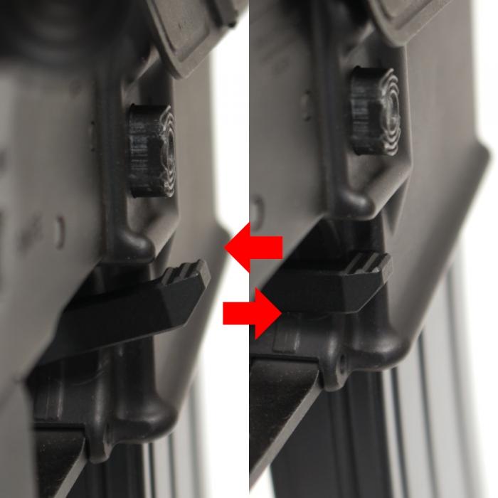 M4シリーズ アンビ ボルトキャッチ 東京マルイ スタンダード&次世代M4用/ガスブローバックM4A1 MWS用 F.FACTORY(ファーストファクトリー)