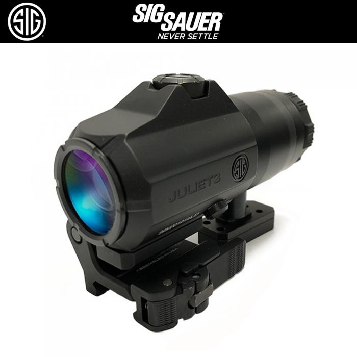 JULIET3 MAGNIFIER, 3X24MM, POWERCAM QR MOUNT WITH SPACERS, BLACK, SOJ31001