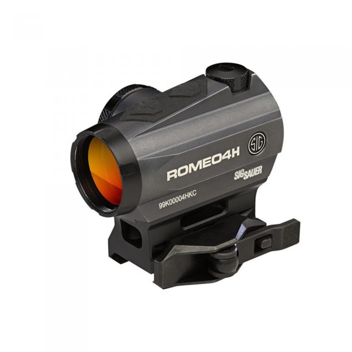 SIG SAUER ROMEO4H ダットサイト(GREEN HORSESHOE BALLISTIC DOTレティクル) トルクス・クイックリリースマウント 【グラファイト】 SOR43013