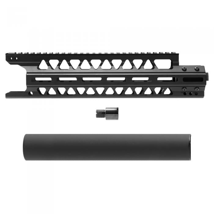 【LayLax.com限定】東京マルイ ステアーHC用 M-LOK レイルハンドガード "ジャベリン"+シャドーロングサイレンサーセット