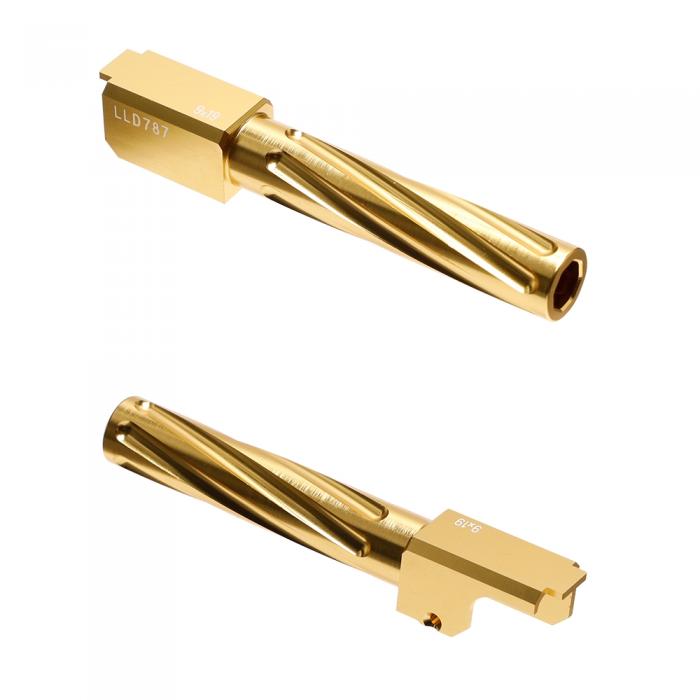 Glock 19 Non-Recoiling "Fixed" Twisted Outer Barrel