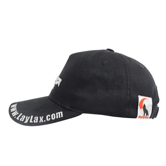 【LayLax.com Limited】LayLax Katagana Logo Cap Red Moon