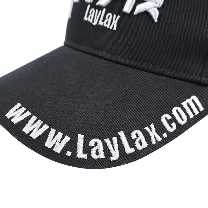 【LayLax.com Limited】LayLax Katagana Logo Cap Red Moon