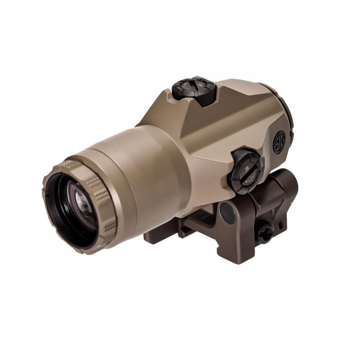 SIG SAUER JULIET4 マグニファイア(4X24MM) スペーサー付きPOWERCAMクイックリリースマウント 【FDE】 SOJ41002