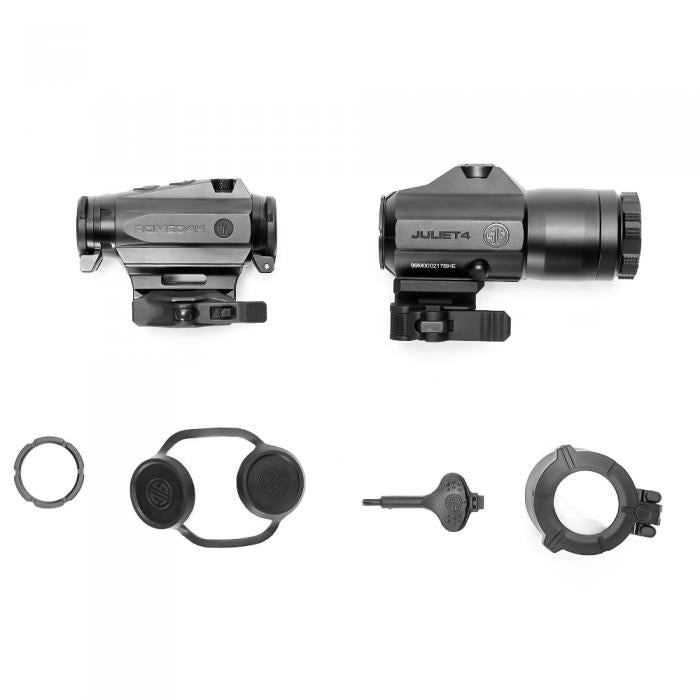 SIG SAUER ROMEO4H+JULIET4 ダットサイト+マグニファイア 【ブラック】 SORJ43111