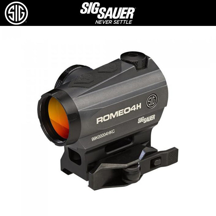 SIG SAUER ROMEO4H ダットサイト(BALLISTIC CIRCLE DOTレティクル)トルクス・クイックリリースマウント 【グラファイト】 SOR43011