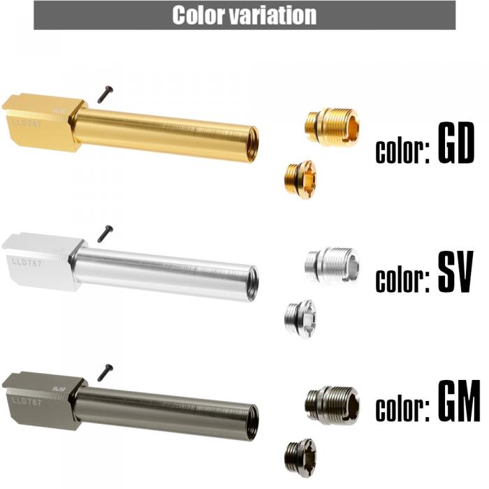 Glock 19 "2 Way Fixed" Non-Recoiling Outer Barrel