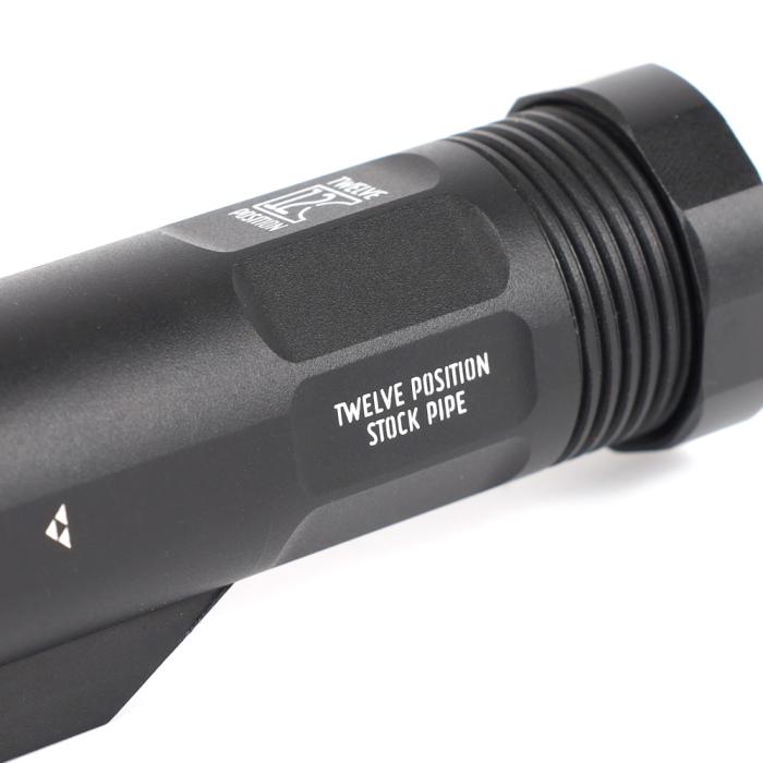 Lightweight 12 Position Buffer Tube