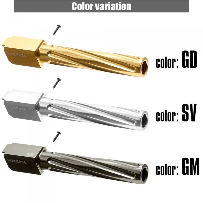 Glock 17 Non-Recoiling "Fixed" Outer Barrel