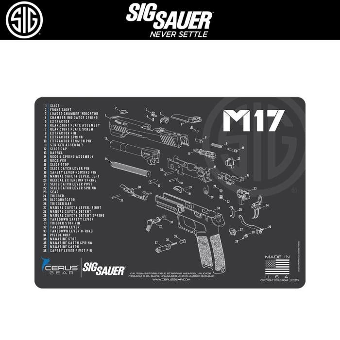 【WEB限定】SIG SAUER CERUS GEAR M17 プレミアム ガンマット