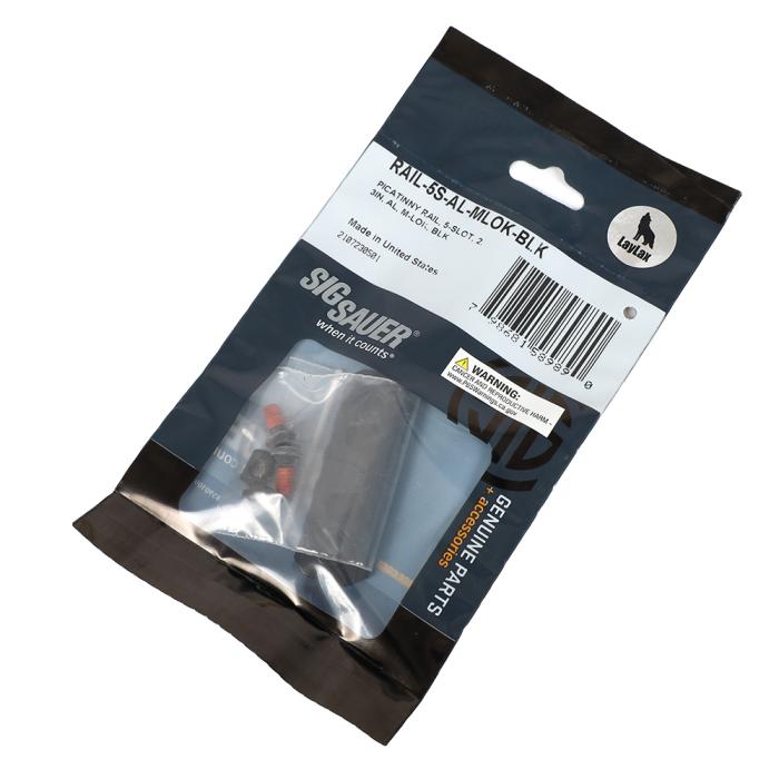 SIG SAUER 2.3 IN PICATINNY RAIL FOR M-LOK HANDGUARDS 2.3インチ ピカティニーレイル(M-LOKハンドガード用)