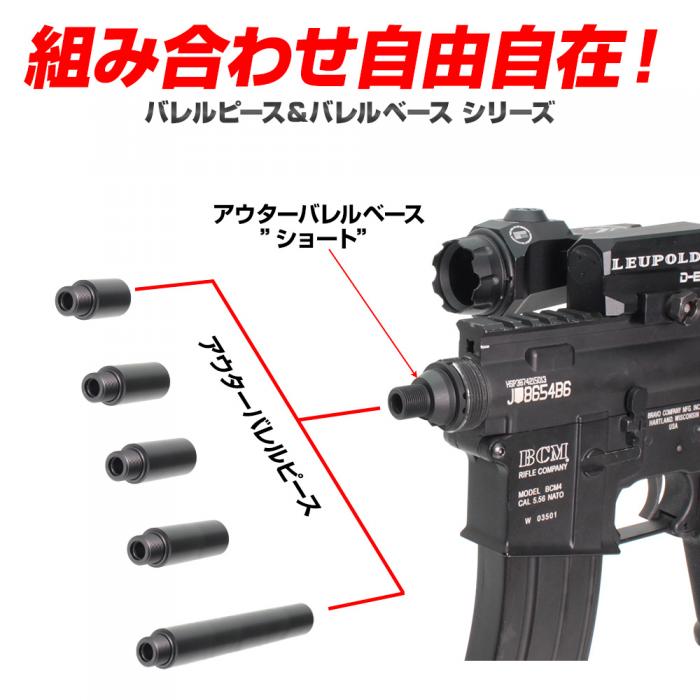 Outer Barrel Base"SHORT" for M4 AEG(Standard)