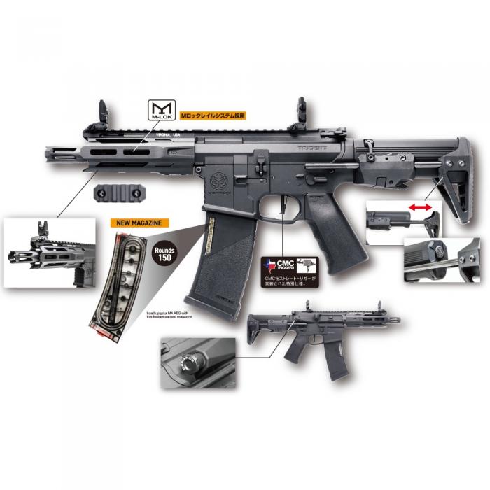Krytac Trident MKII PDW-M Airsoft AEG Rifle (Color: Black)