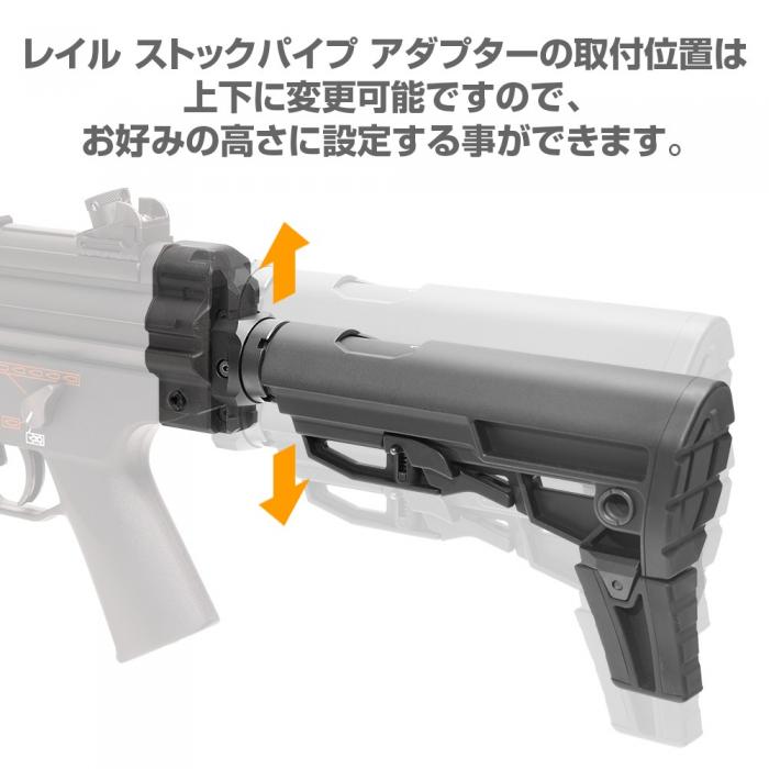 東京マルイ MP5 ピカティニーリアストックベースセット[FirstFactory/ファーストファクトリー]