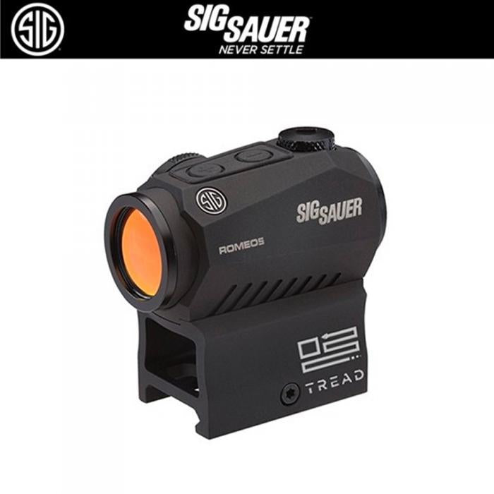 SIG SAUER ROMEO5 小型ダットサイト(1X20MM) TREAD LOGO ピカティニー規格マウント【ブラック】 SOR52010