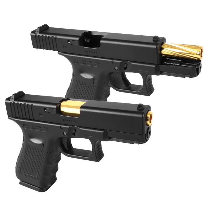 Glock 19 Non-Recoiling "Fixed" Twisted Outer Barrel