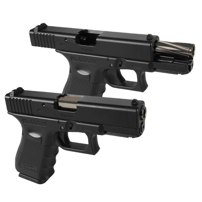 Glock 19 Non-Recoiling "Fixed" Twisted Outer Barrel