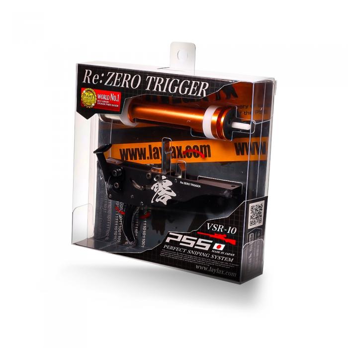 PSS Re:ZERO Trigger with High Pressure ZERO Piston for Tokyo Marui VSR-10 Airsoft Sniper Rifles