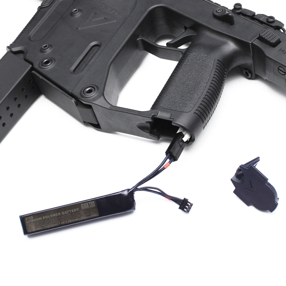 GIGA TEC EVO LIPO Battery 7.4V/1200mAh (Kriss Vector &M4 Series Stock Pipe Compatible)