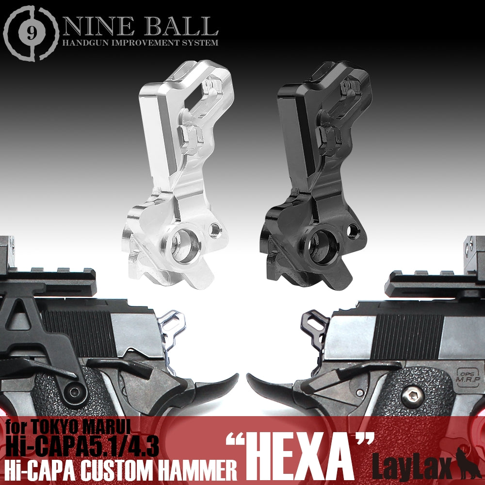 NINEBALL 東京マルイ ガスブローバック Hi-CAPA5.1/4.3(ハイキャパ5.1/4.3)/カスタムハンマーヘキサ