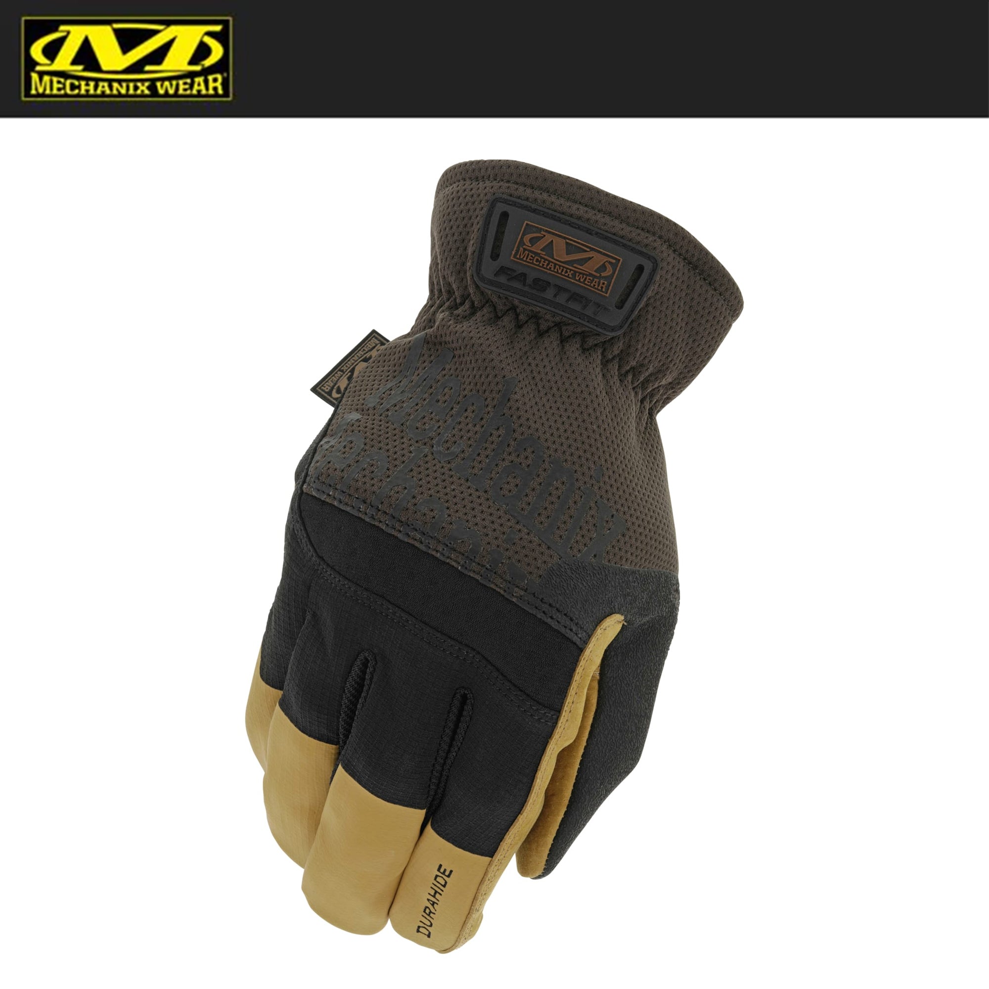 MechanixWear/メカニクスウェア Leather FastFit Gloves ファストフィットグローブ【ブラウン】 LFF-75