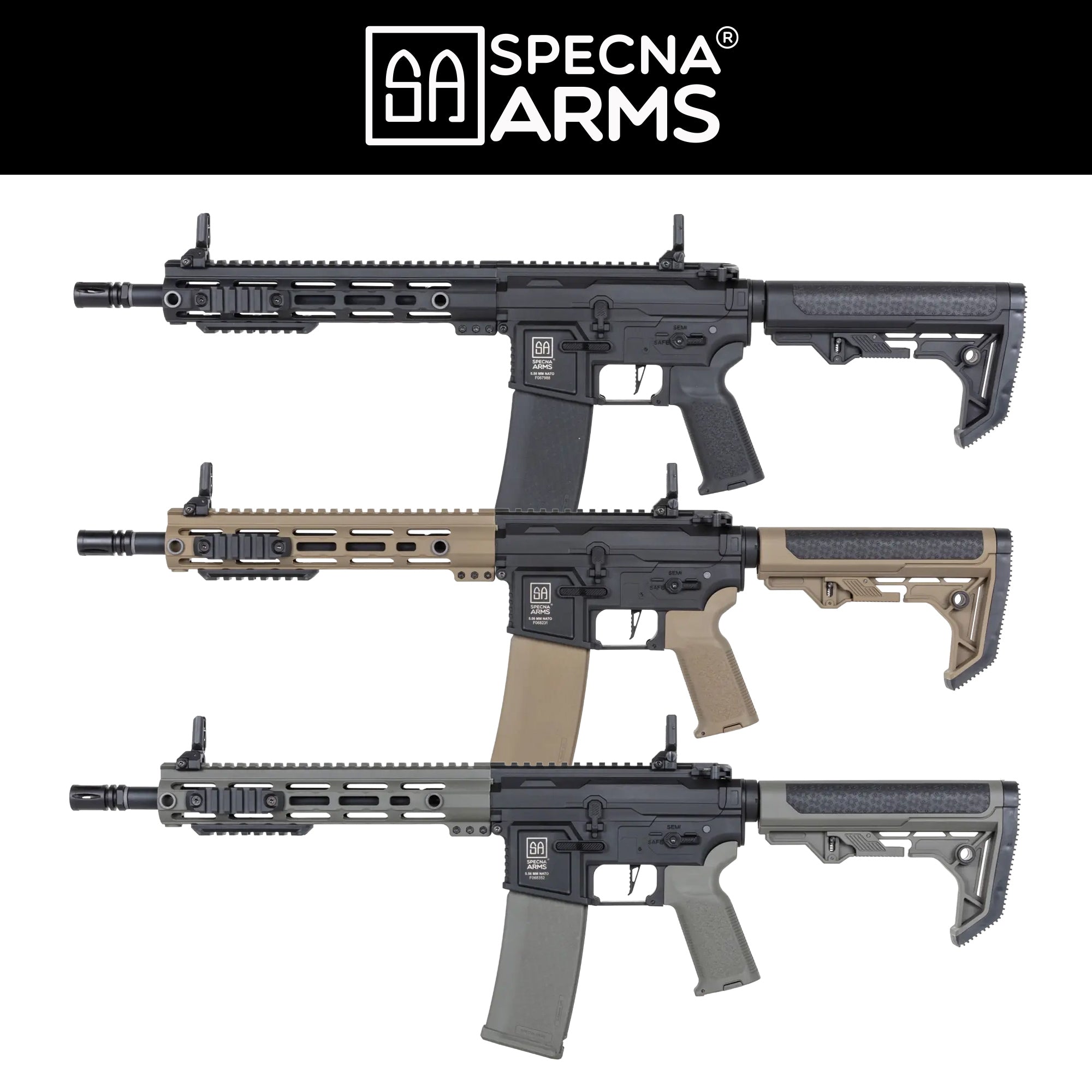 Specna Arms SA-F05-RL FLEX™ Gen.2 BLDC™ HAL ETU™ Light Ops Stock/New Receiver airsoft Carbine 電動ガン本体/対象年齢18歳以上