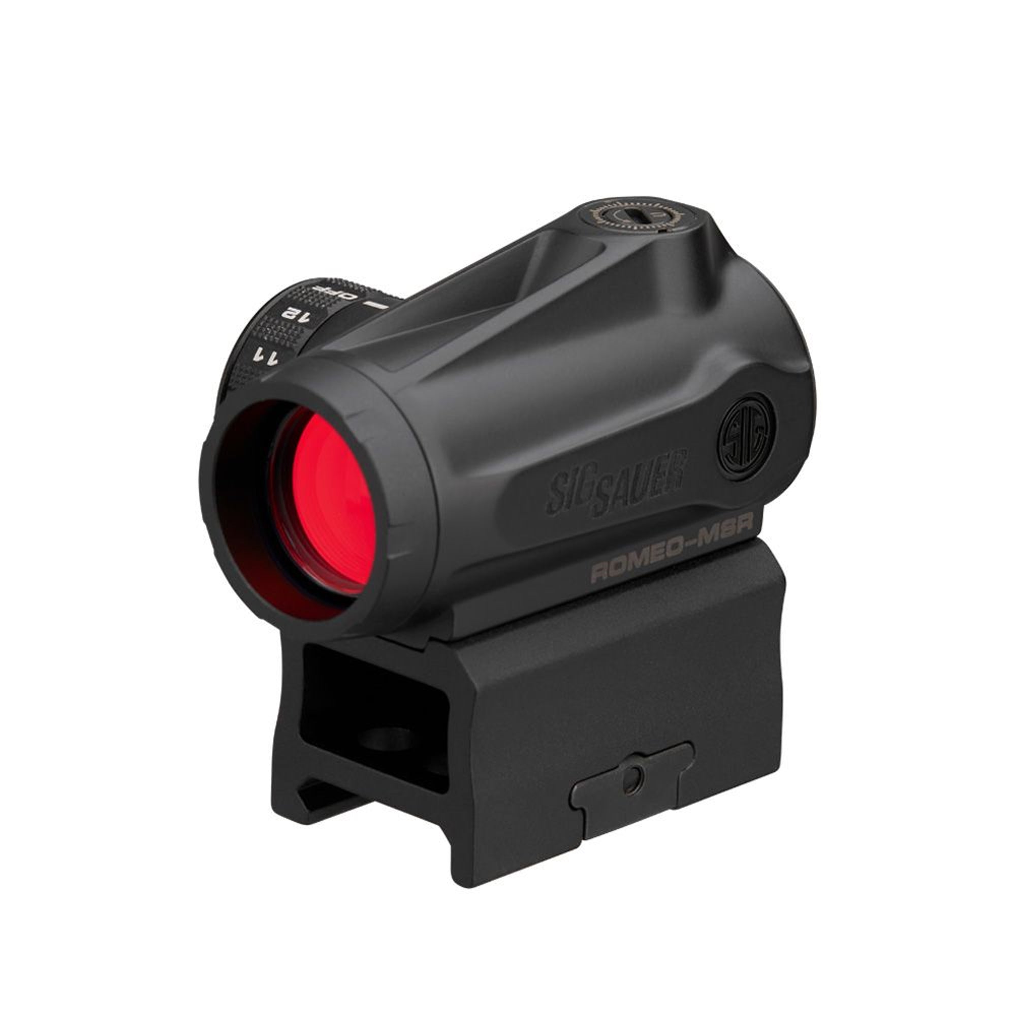 SIG SAUER ROMEO-MSR GEN II COMPACT GREEN DOT SIGHT, 1X20MM, 2 MOA GREEN DOT, 1 MOA ADJ, M1913, BLACK