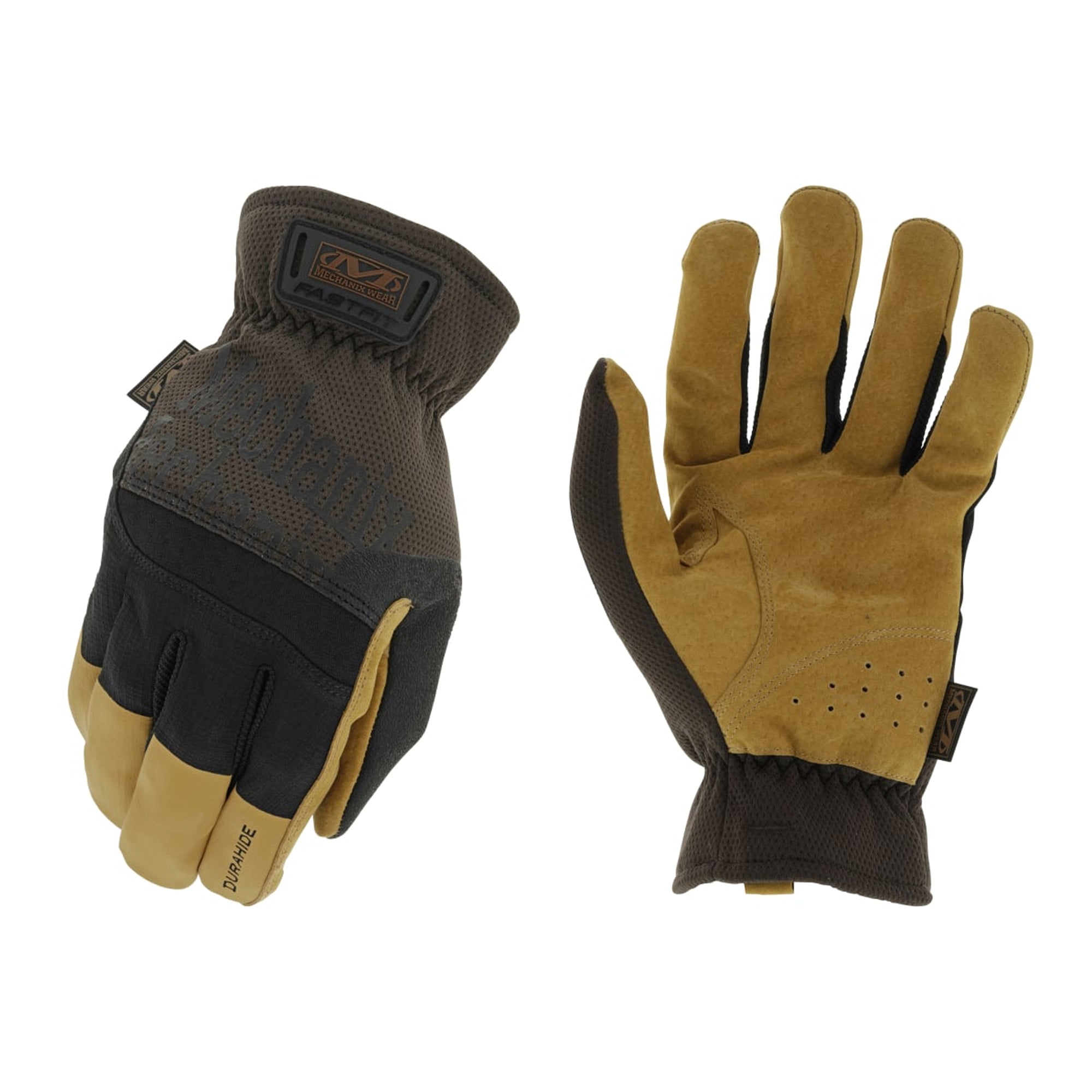 MechanixWear/メカニクスウェア Leather FastFit Gloves ファストフィットグローブ【ブラウン】 LFF-75