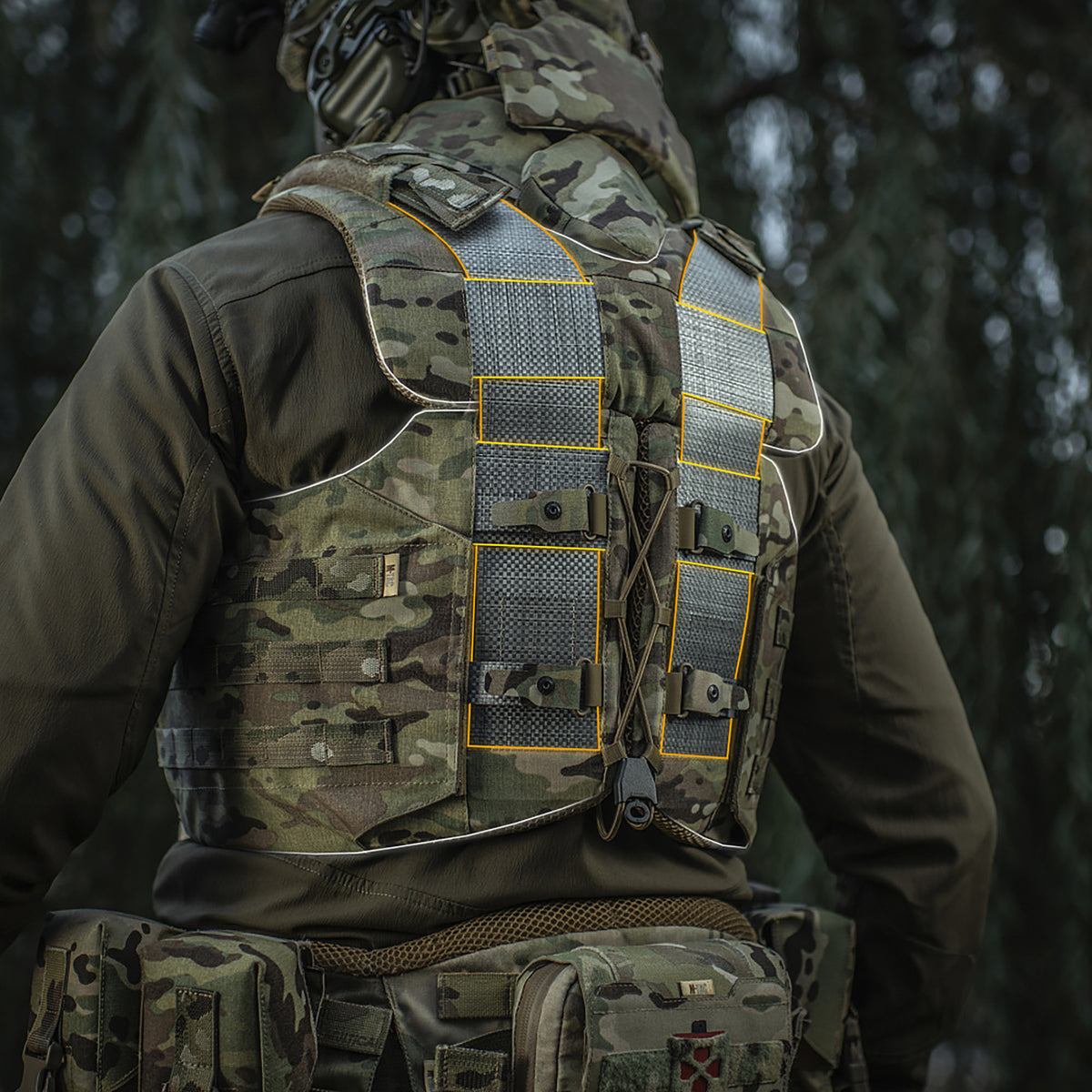 M-TAC Plate Carrier Corset Elite (Plate Size M) プレートキャリア コルセットエリート【マルチカム】 [M-TAC(エムタック)]