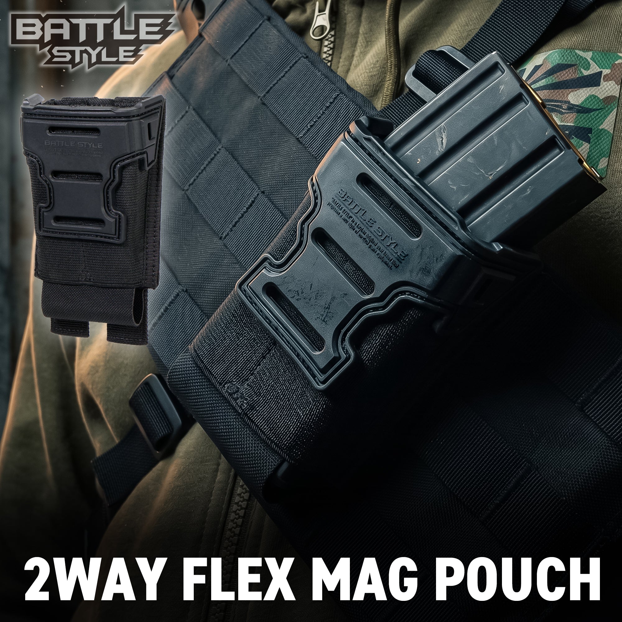 2WAY FLEX MAG POUCH[Battle Style/バトルスタイル]