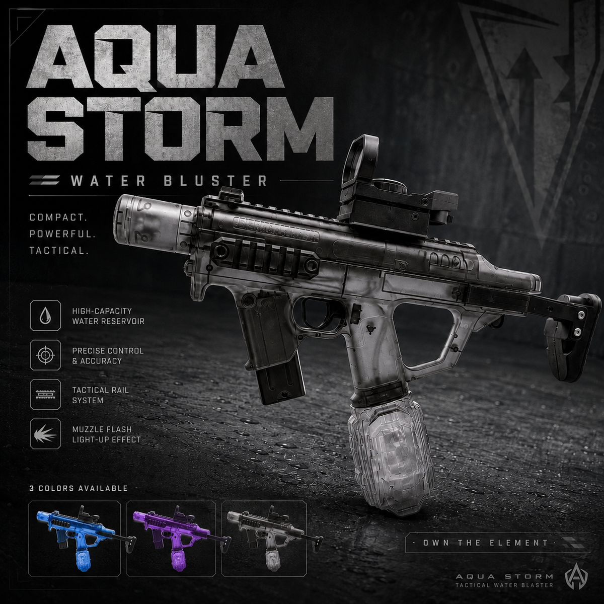 アクアストーム SMG ウォーターブラスター 水鉄砲