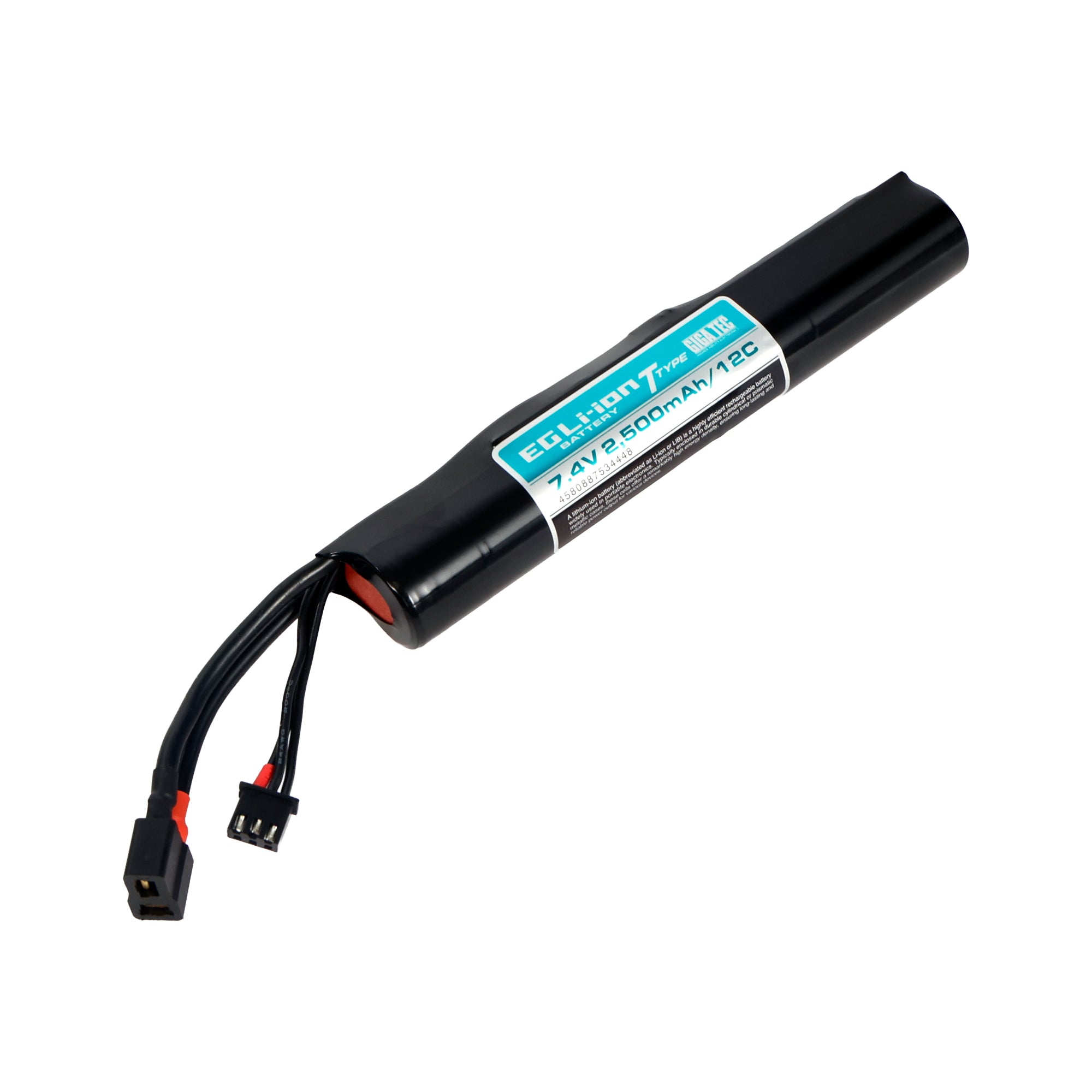 EG Li-Po 7.4V Straight Battery T-Connector [GIGA TEC]