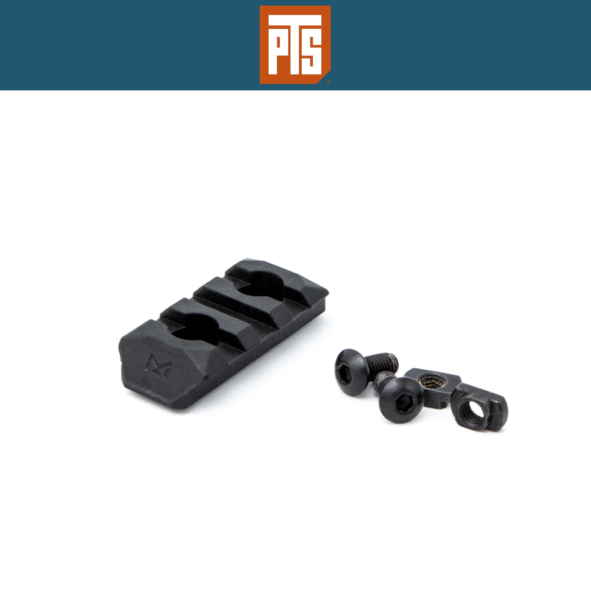 PTS GBLS Enhanced M-LOK Rail Sections 3 Slots レイルアクセサリー【ブラック】