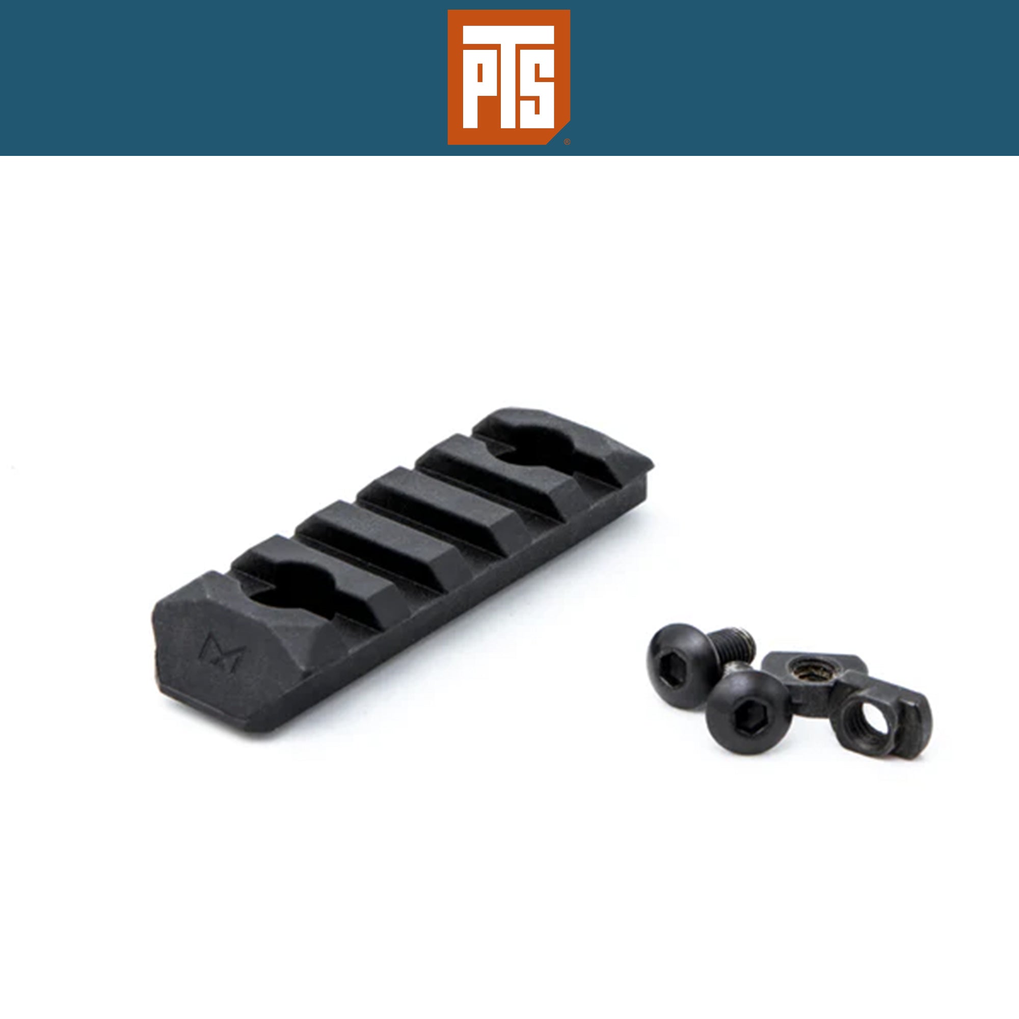 PTS GBLS Enhanced M-LOK Rail Sections 5 Slots レイルアクセサリー【ブラック】