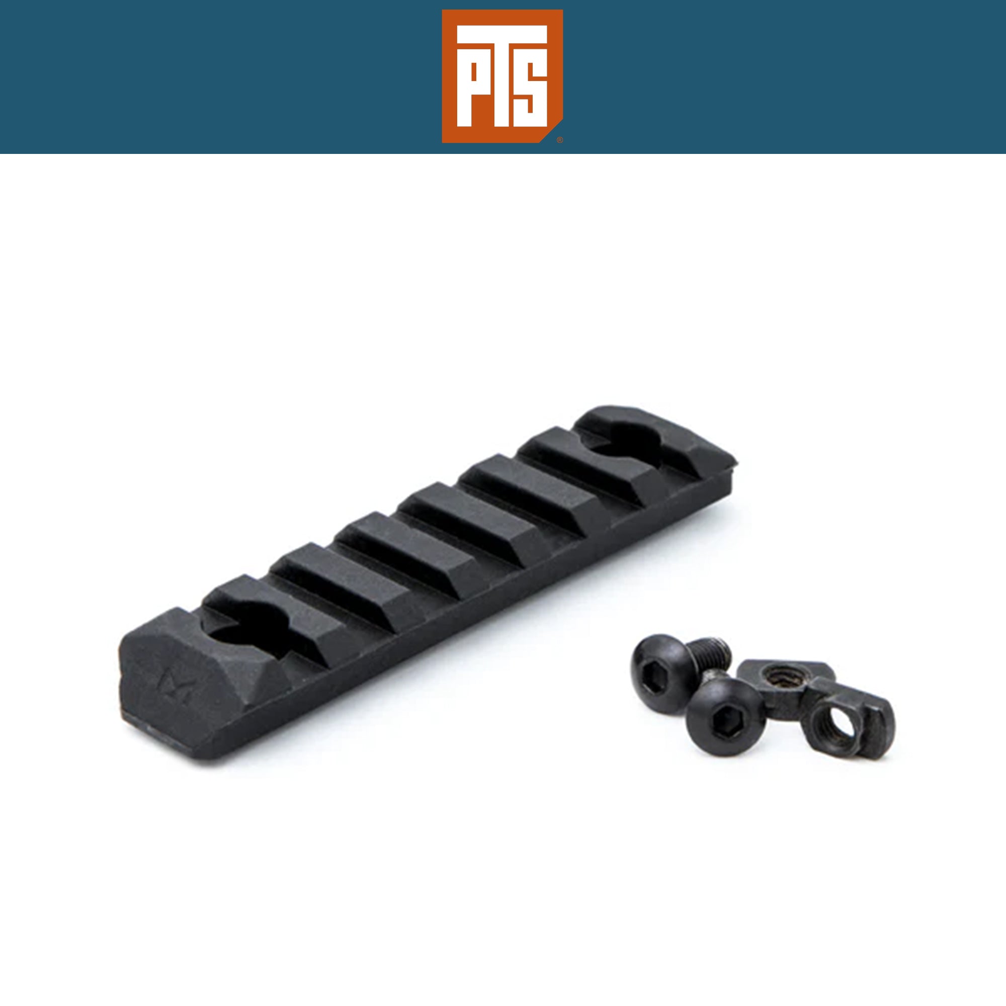 PTS GBLS Enhanced M-LOK Rail Sections 7 Slots レイルアクセサリー【ブラック】