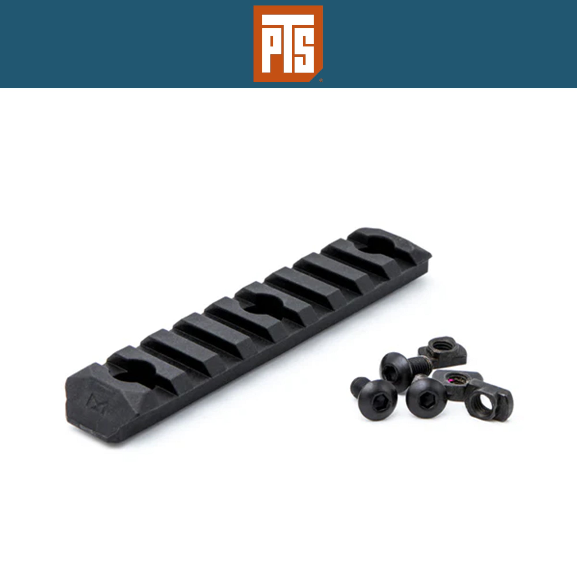 PTS GBLS Enhanced M-LOK Rail Sections 9 Slots レイルアクセサリー【ブラック】