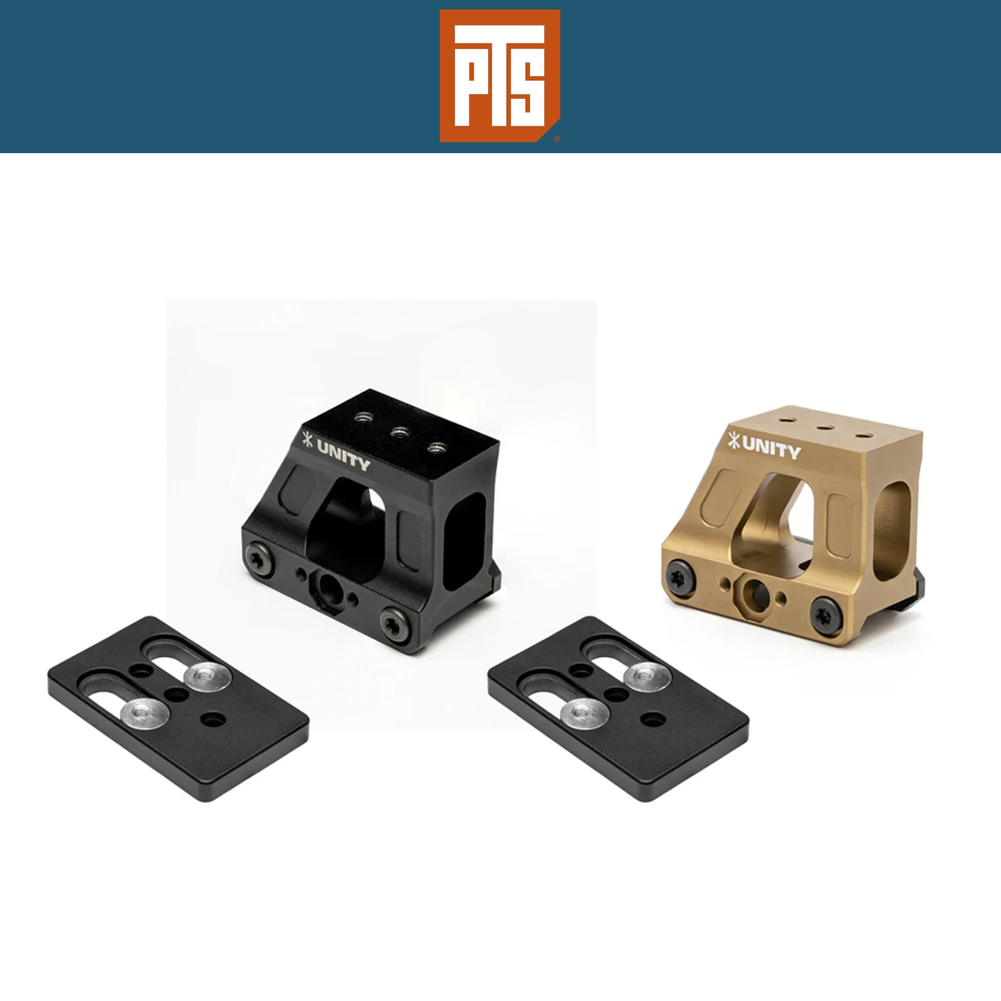 PTS Unity Tactical Fast MRDS Mount (PTS Version) マウント【ブラック/フラットダークアース】