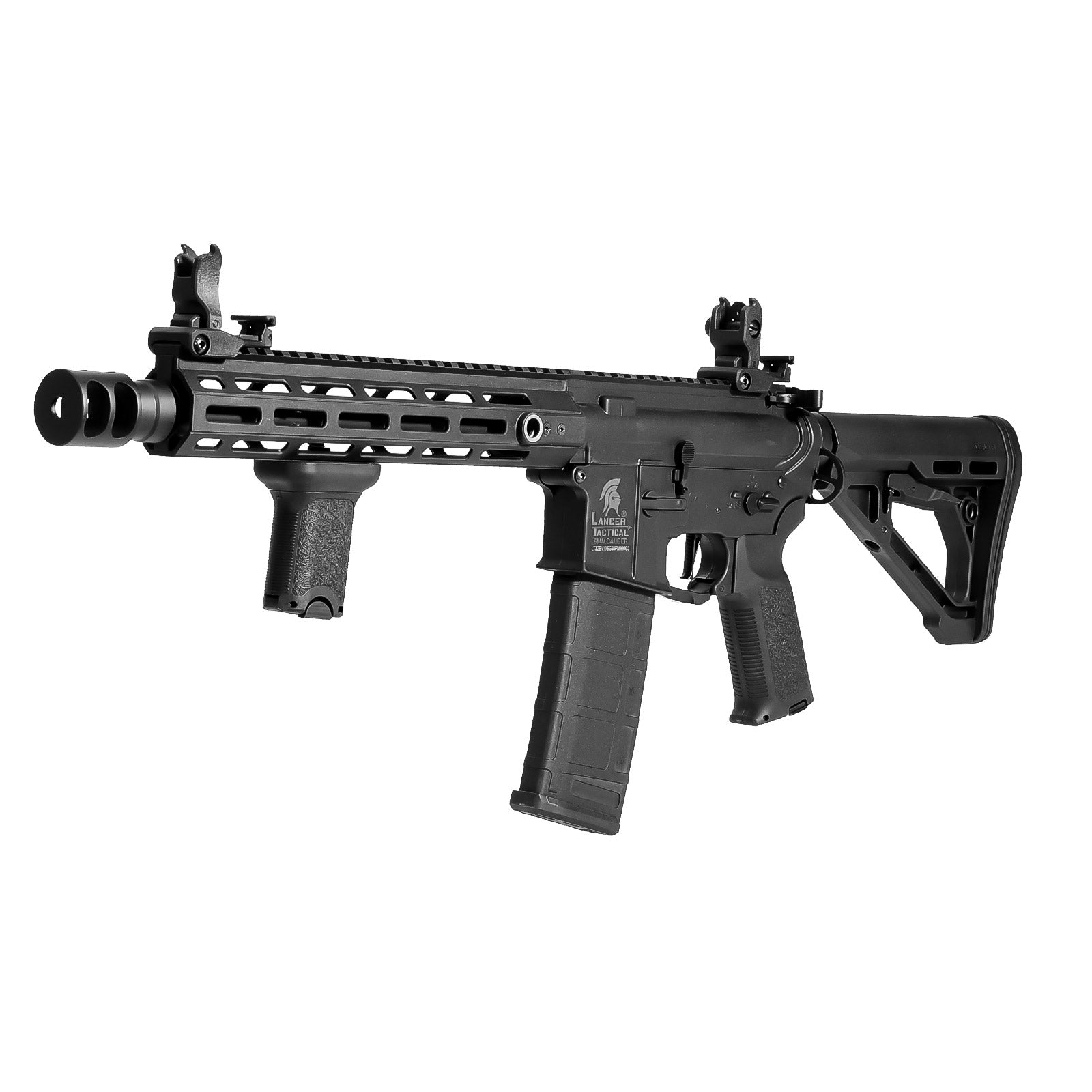 LANCER TACTICAL Gen 3 M4 Hellion（ヘリオン） 10" M-LOK Airsoft AEG w/ Foregrip 電動ガン本体/対象年齢18歳以上