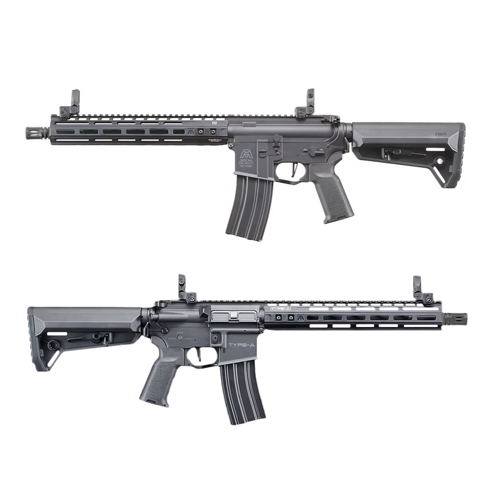 LANCER TACTICAL Gen 3 BG Defense Licensed Type-A MK2 12" Airsoft M4 AEG 電動ガン本体/対象年齢18歳以上