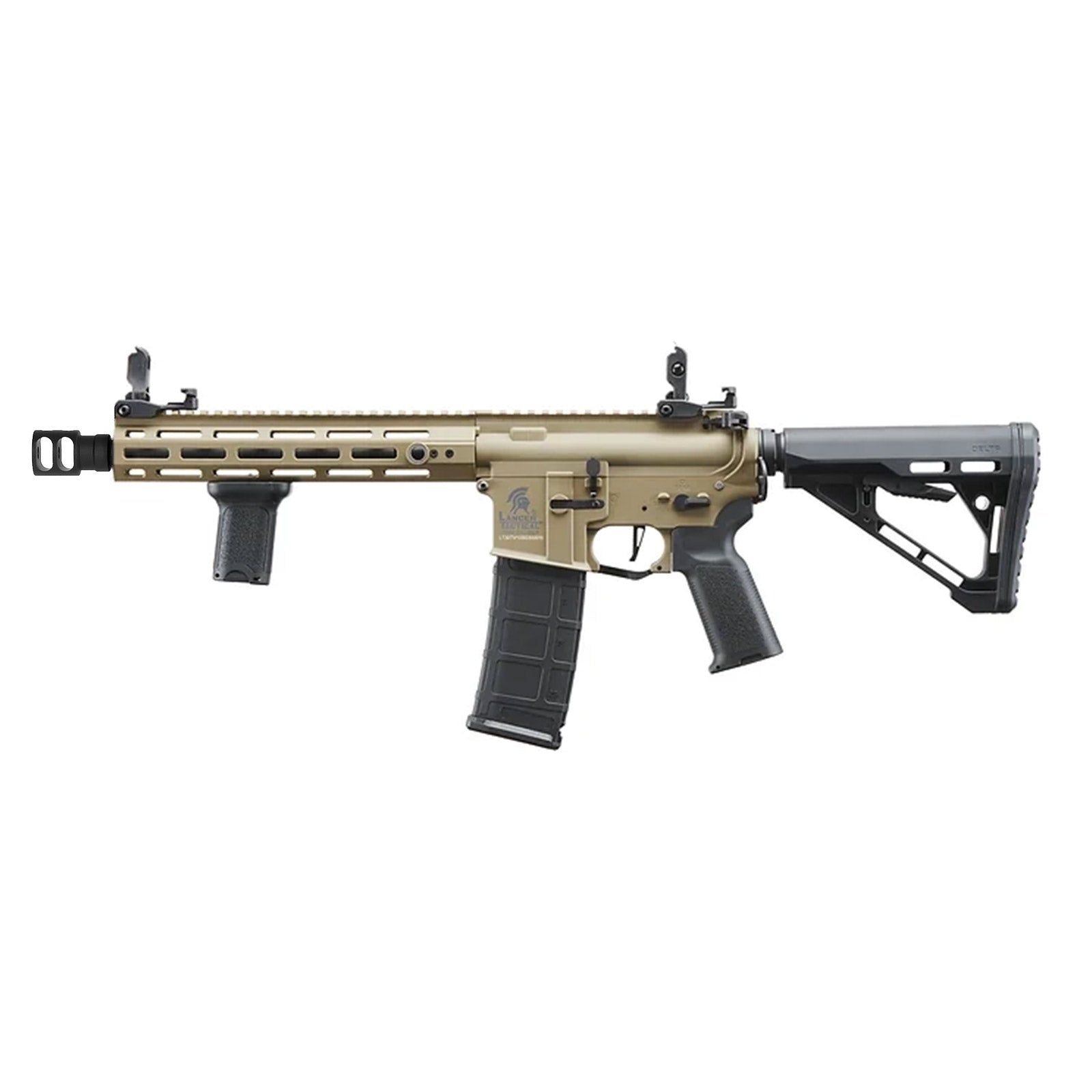 LANCER TACTICAL Gen 3 M4 Hellion（ヘリオン） 10" M-LOK Airsoft AEG w/ Foregrip 電動ガン本体/対象年齢18歳以上