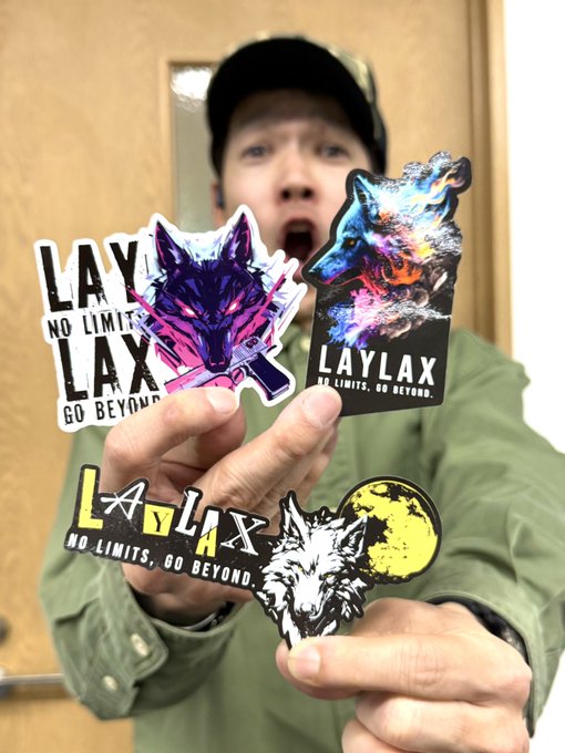 【LayLax.com限定】2025ステッカーセットA・B・C(3枚入)