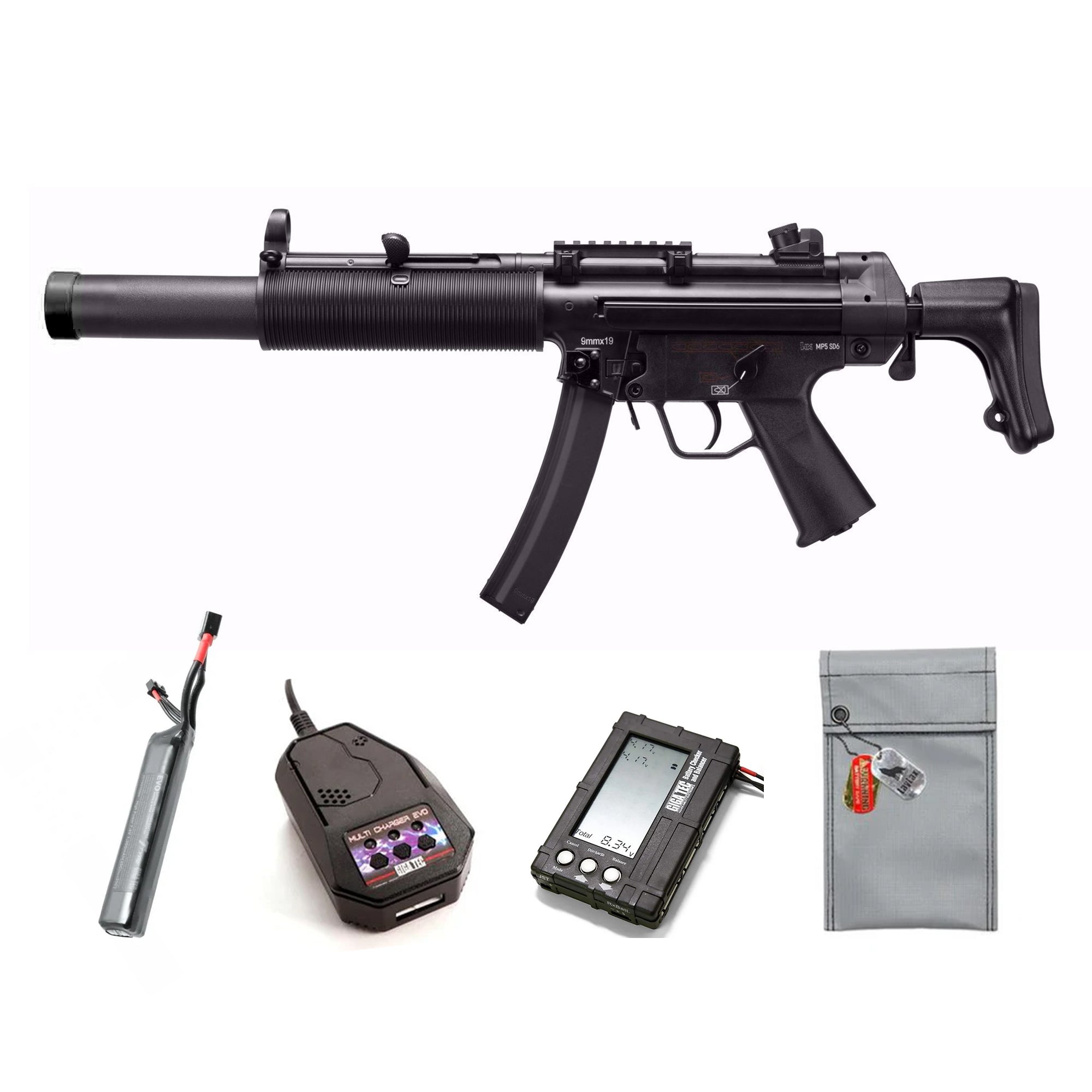 M16とMP5 UMAREX / Elite Force H&K MP5 SD6 KIT EYETRACE JP Ver. エリート