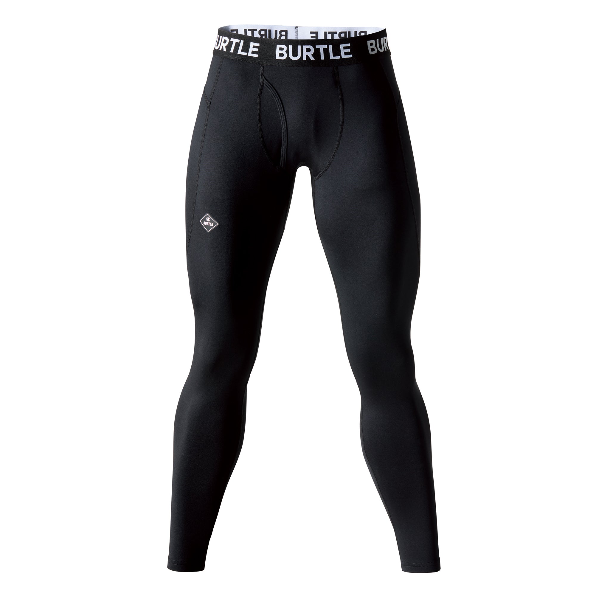 BURTLE ホットフィッテッドパンツ（ユニセックス）【ブラック】4077