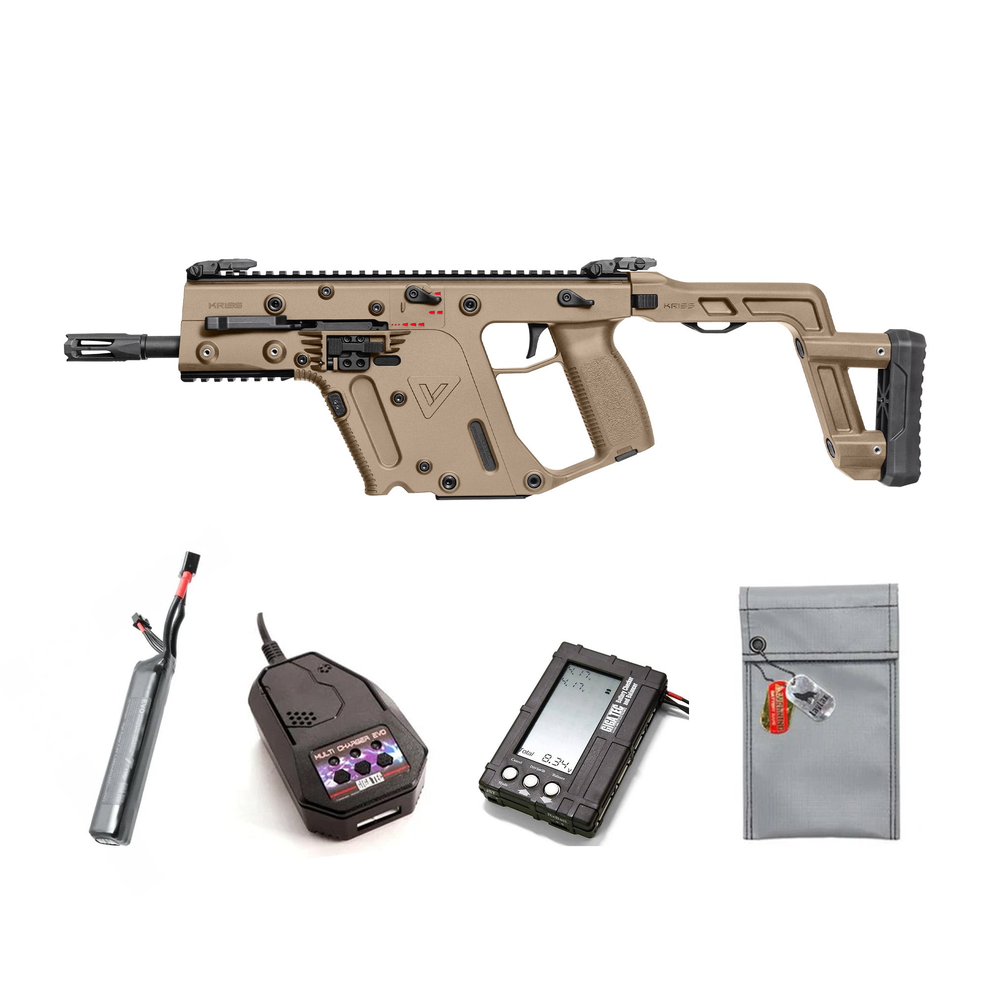 KRYTAC電動ガン本体 KRISS VECTOR(クリスベクター) V2/対象年齢18歳以上