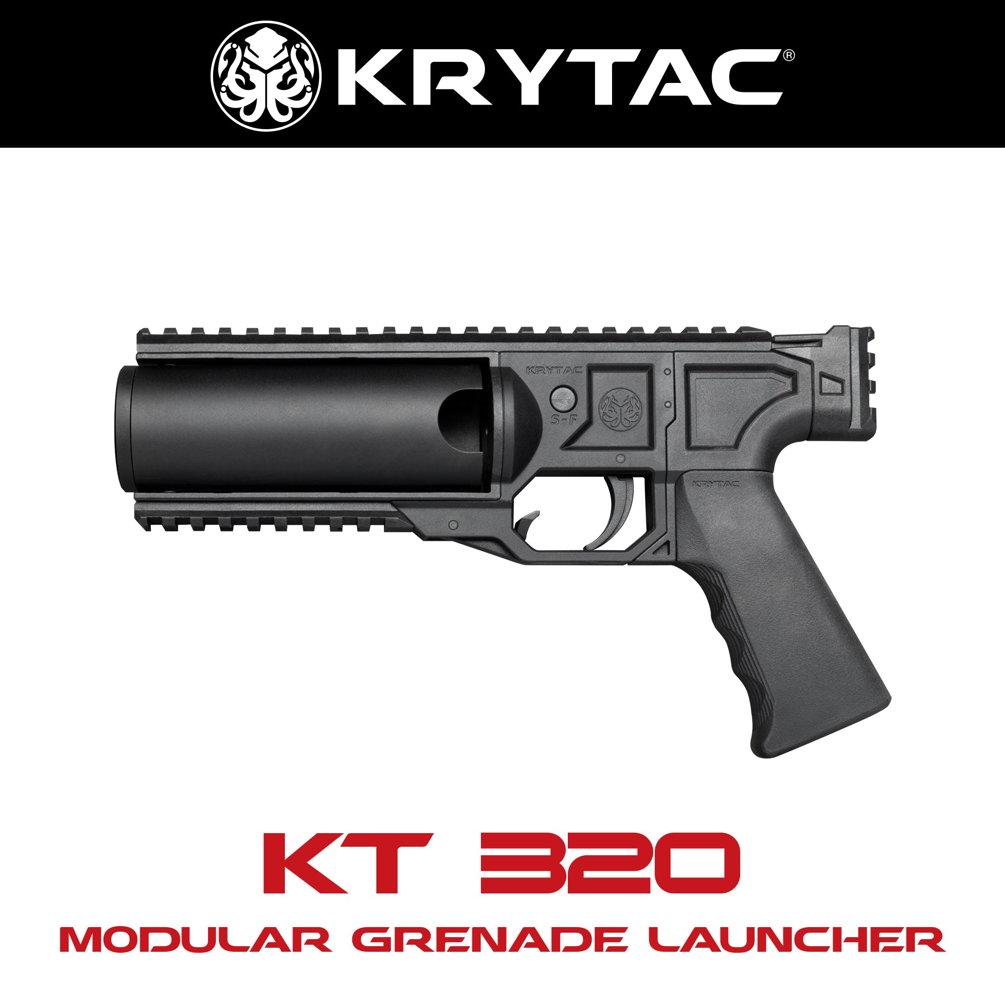 KRYTAC ガスグレネードランチャー本体 KT320 Modular Grenade Launcher/対象年齢18歳以上