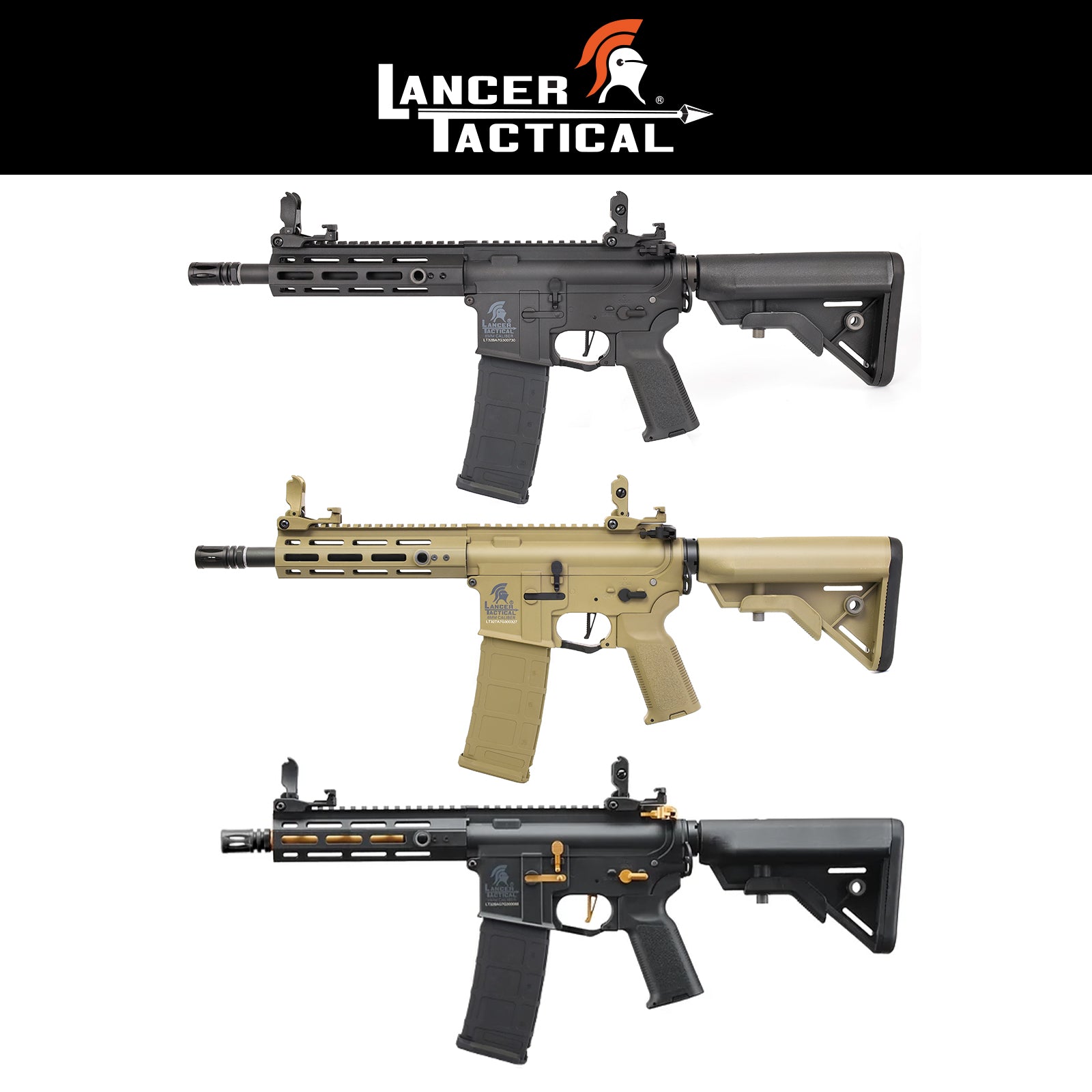 LANCER TACTICAL M-LOK 7" Airsoft M4 AEG 電動ガン本体/対象年齢18歳以上【12月発売予定!予約受付中】