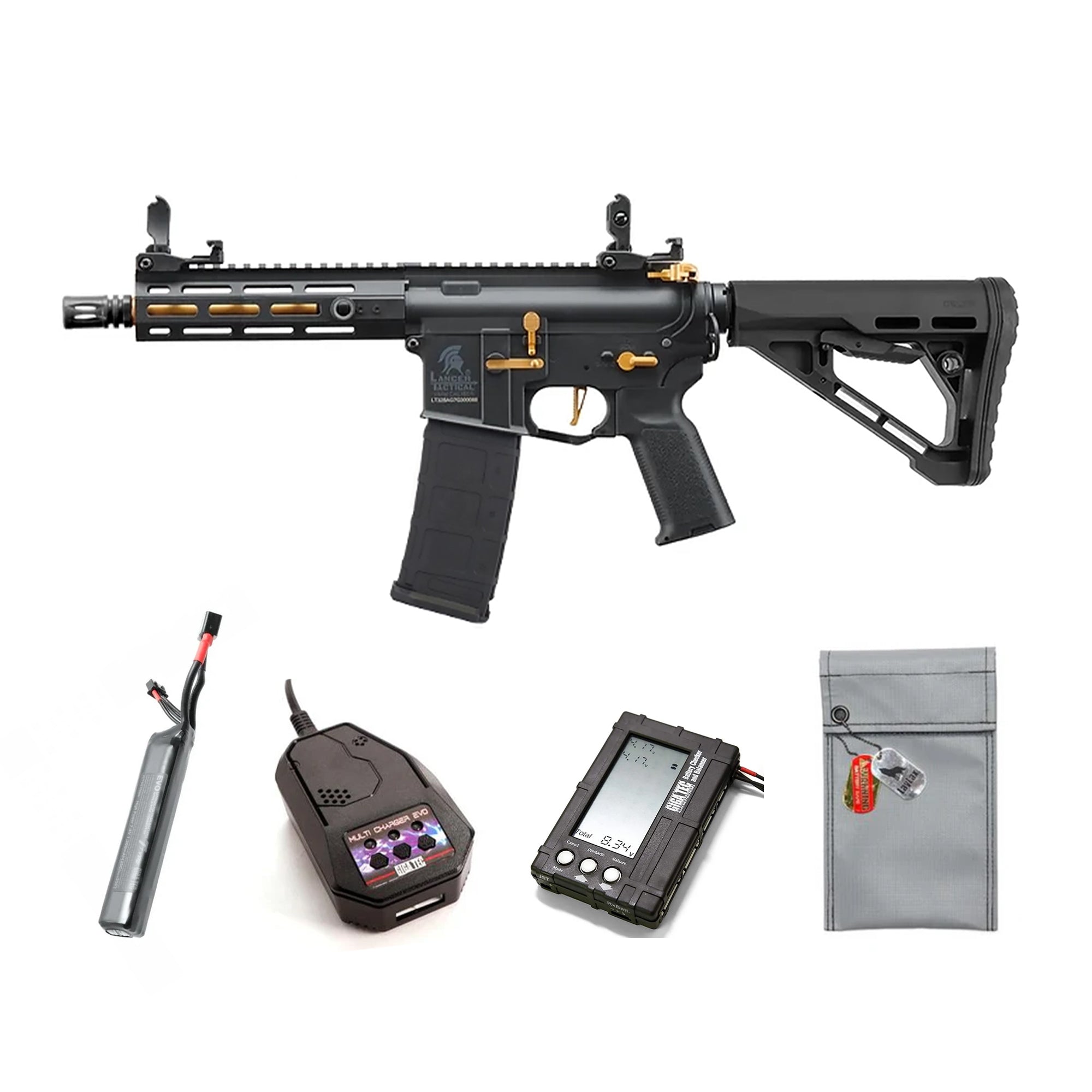 LANCER TACTICAL M-LOK 7" Airsoft M4 AEG 電動ガン本体/対象年齢18歳以上【12月発売予定!予約受付中】